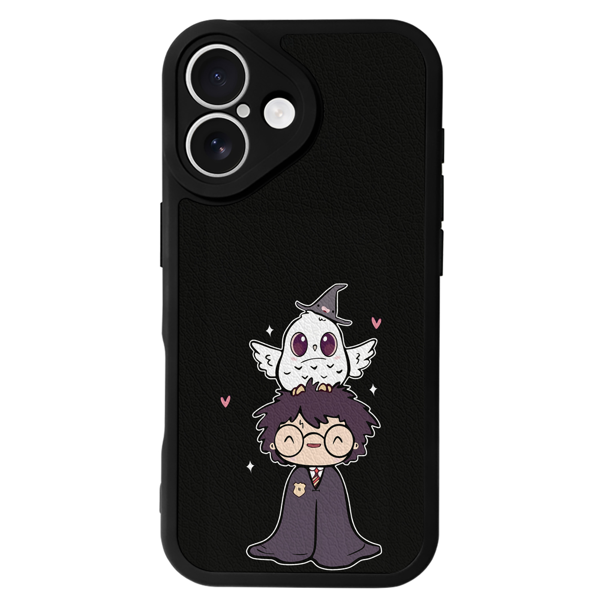 （画像用） Harry Potter ハリー・ポッターシリーズ 【iPhone 16シリーズ対応】シリコンスマホケース（レザー調） 材質：シリコン